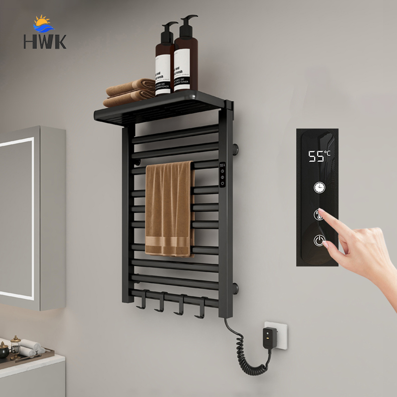 Towel Warmer Electric - Banyo Elektrikli Isıtmalı Havlu Askısı Raflı