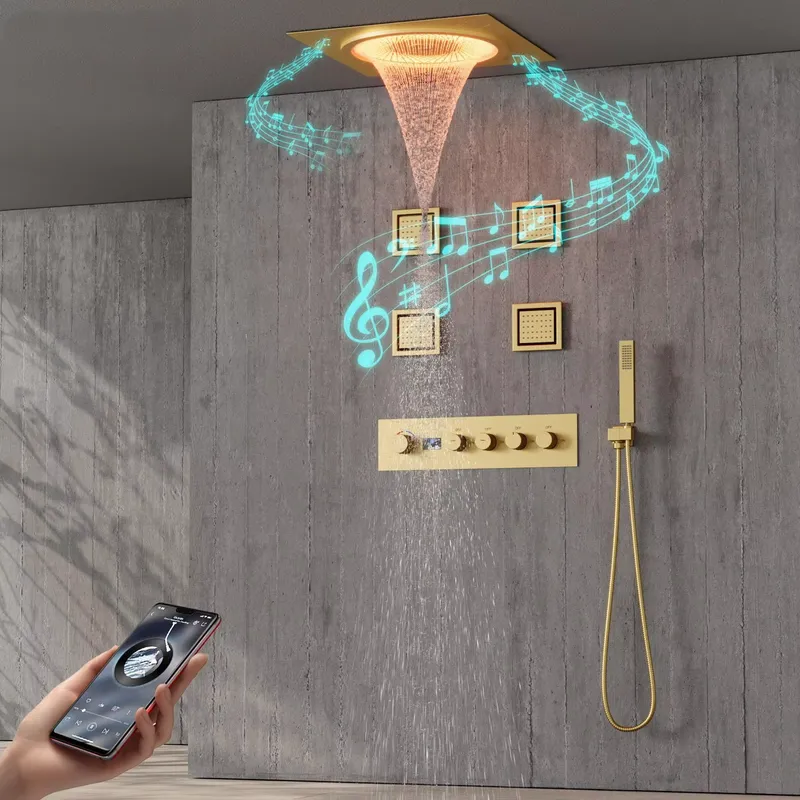 Home Bathroom Shower - Akıllı LED Duş Seti Banyo Müzikli