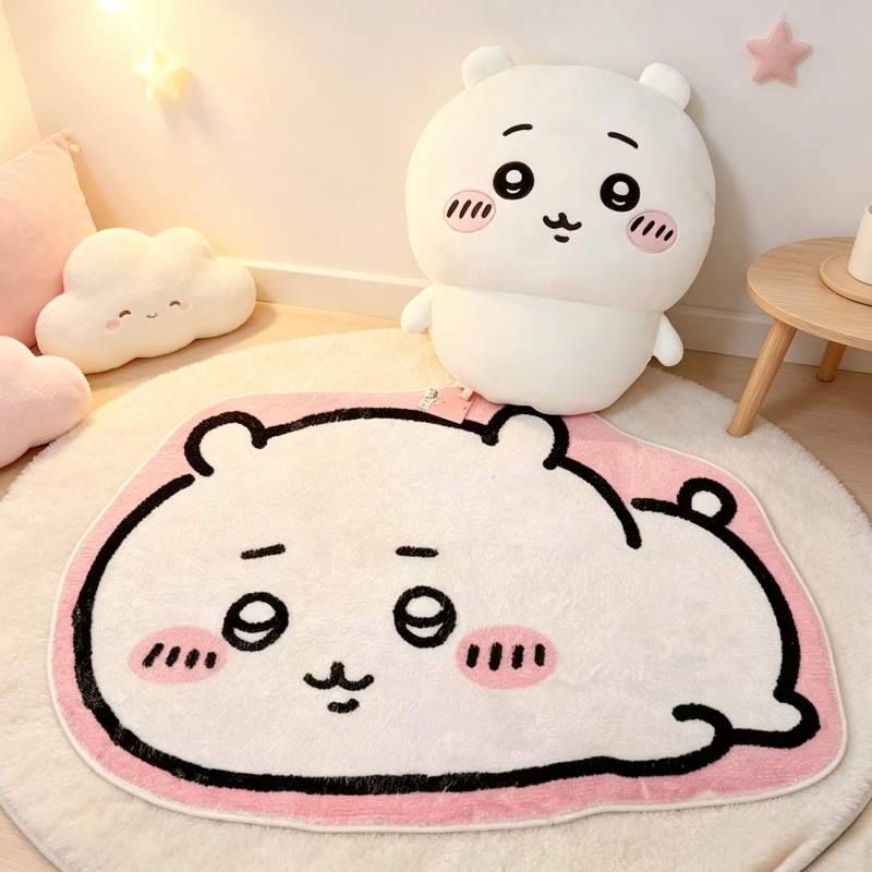 Home Center Bathroom Accessories - Sıcak Chiikawa Karikatür Halı Anime Hachiware