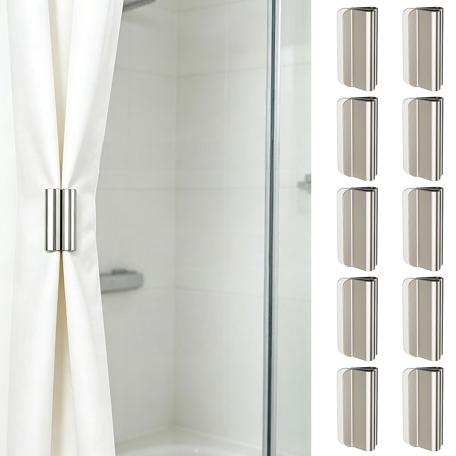 Home Hardware Bathroom Lighting - 10 adet manyetik perde klipsleri ışık