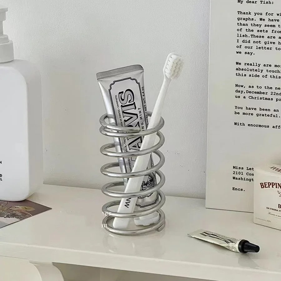 Home Center Bathroom Accessories - Paslanmaz Çelik Diş Fırçası Tutucu Metal