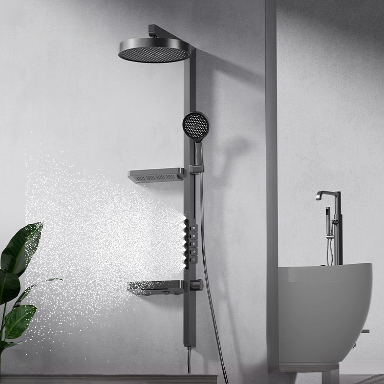 Home Bathroom Shower - Yağmur Duş Seti, LED Dijital Ekran,