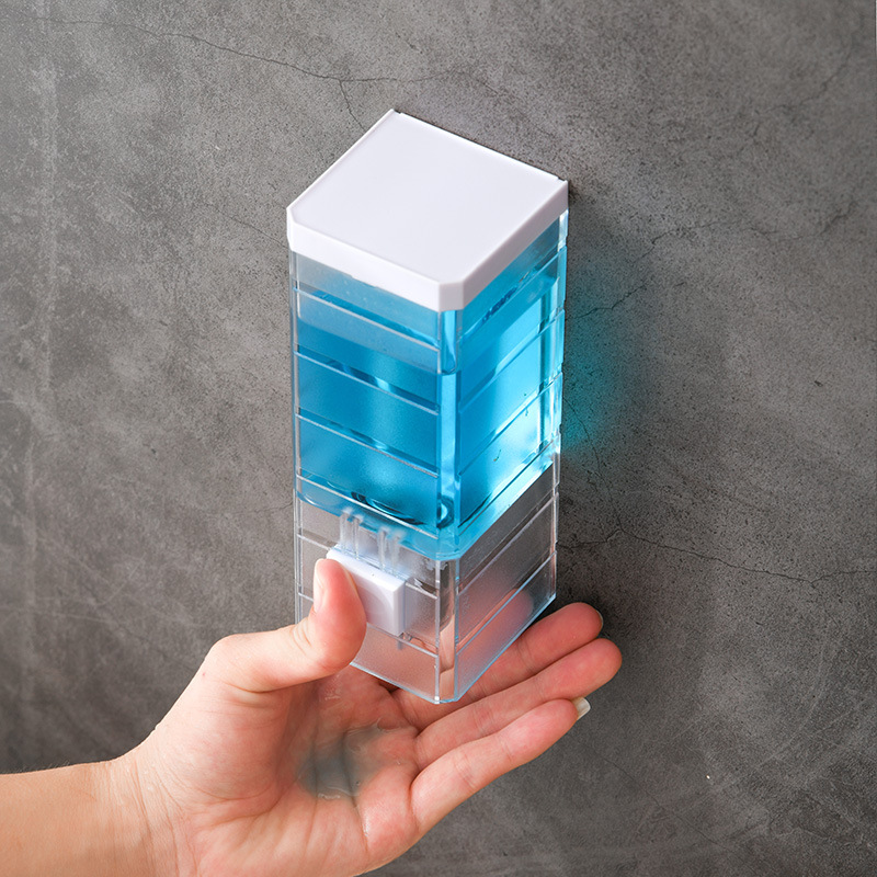 Home Bathroom Wall Soap Dispenser - Yeni Ev Şeffaf Duvara Monte Manuel