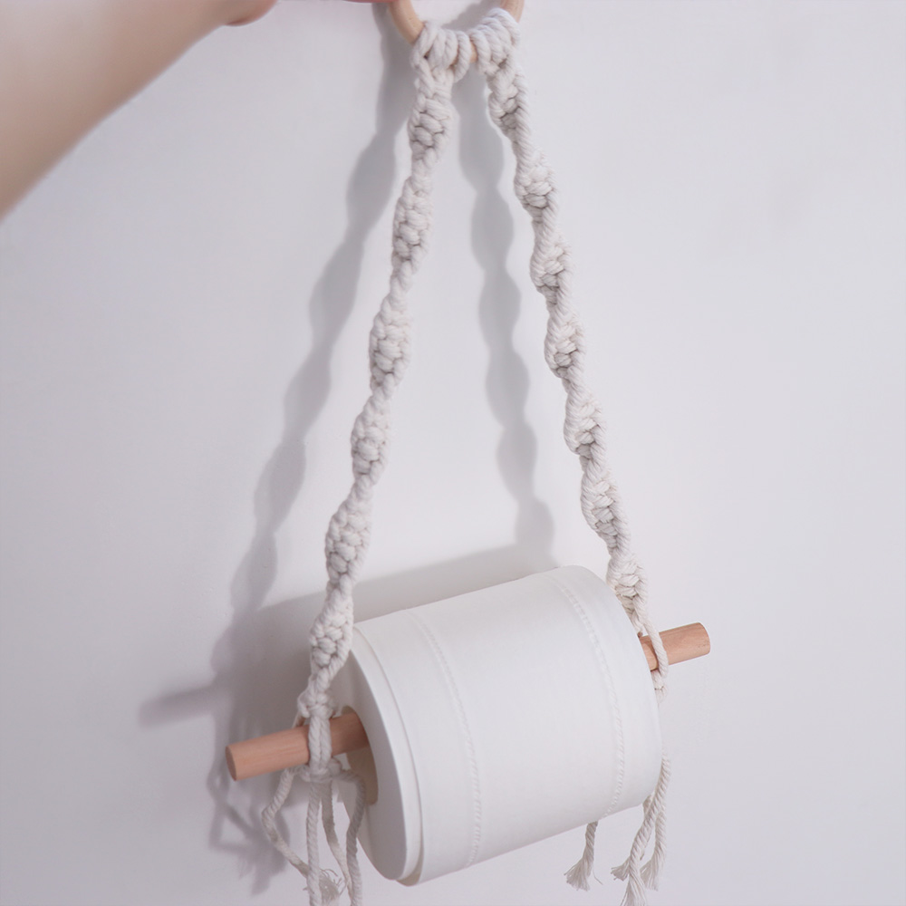 Toilet Paper Holder - İskandinav Tarzı Bohemian Kağıt Havlu Askısı