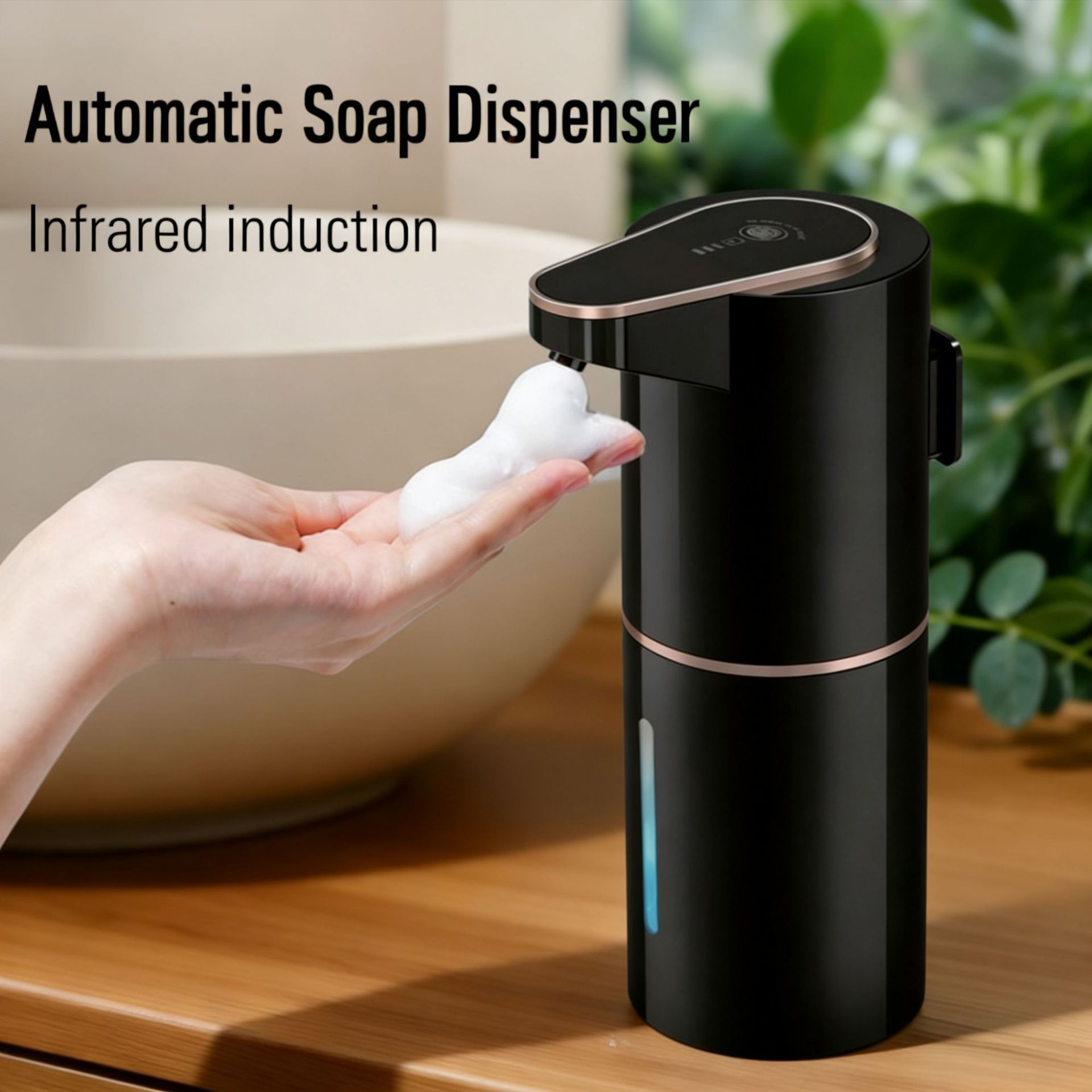 Home Bathroom Wall Soap Dispenser - Elektrikli Sabunluk Otomatik İndüksiyon Köpüklü El