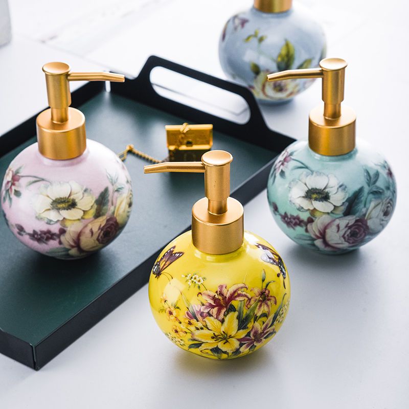 Home Center Bathroom Accessories - 300 ml Seramik Alt şişe Renkli