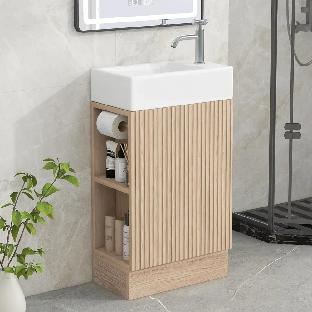 Toilet Paper Holder - Postmodern İskandinav Tekli Banyo Dolabı 19'