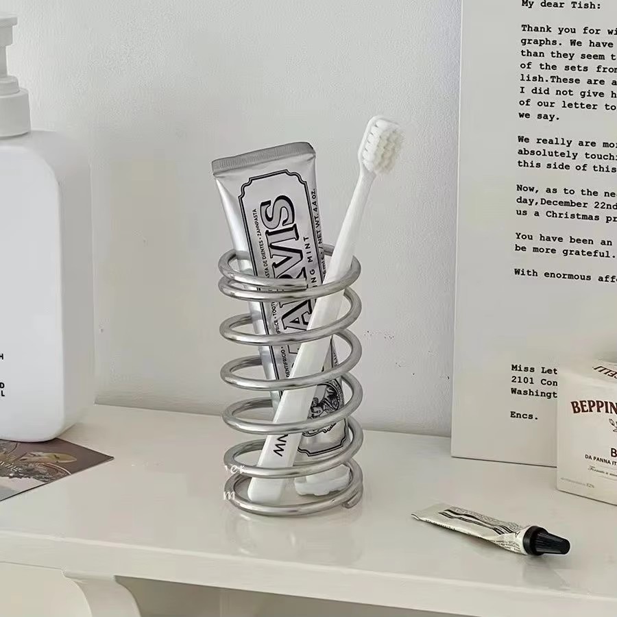 Home Center Bathroom Accessories - Paslanmaz Çelik Diş Fırçası Tutucu Metal