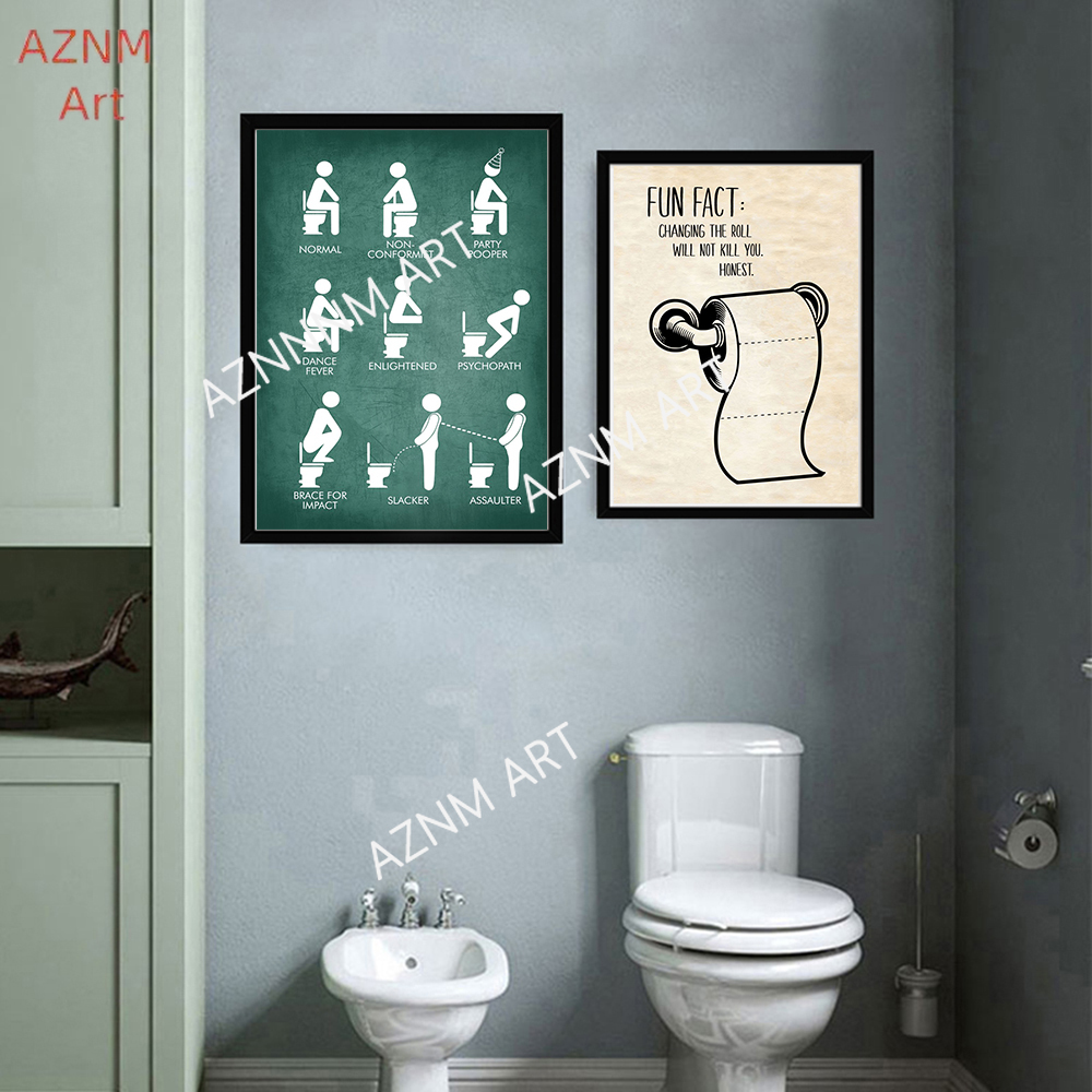 Duvar sanatı tuval yağlıboya K - Home Bathroom Rules incelemesi ve fiyatı