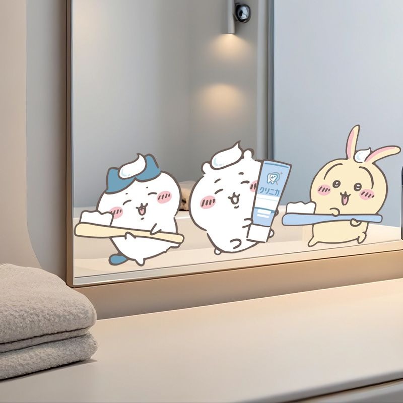 Sıcak Chiikawa Ayna Çıkartmala - Home Center Bathroom Accessories incelemesi ve fiyatı