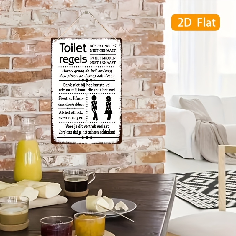 Komik Hollanda Banyo Kuralları - Home Bathroom Rules incelemesi ve fiyatı