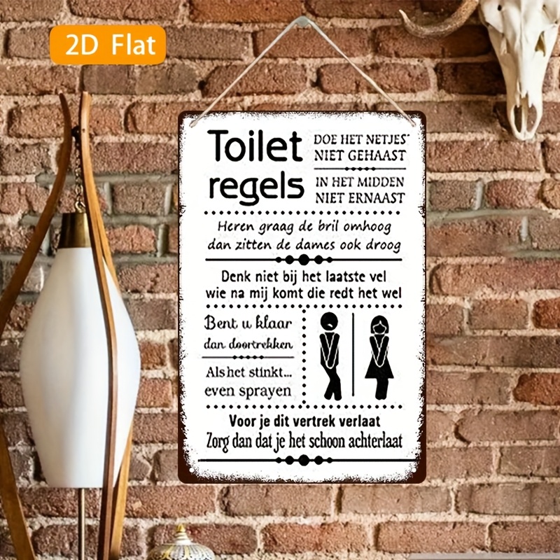 Komik Hollanda Banyo Kuralları - Home Bathroom Rules incelemesi ve fiyatı