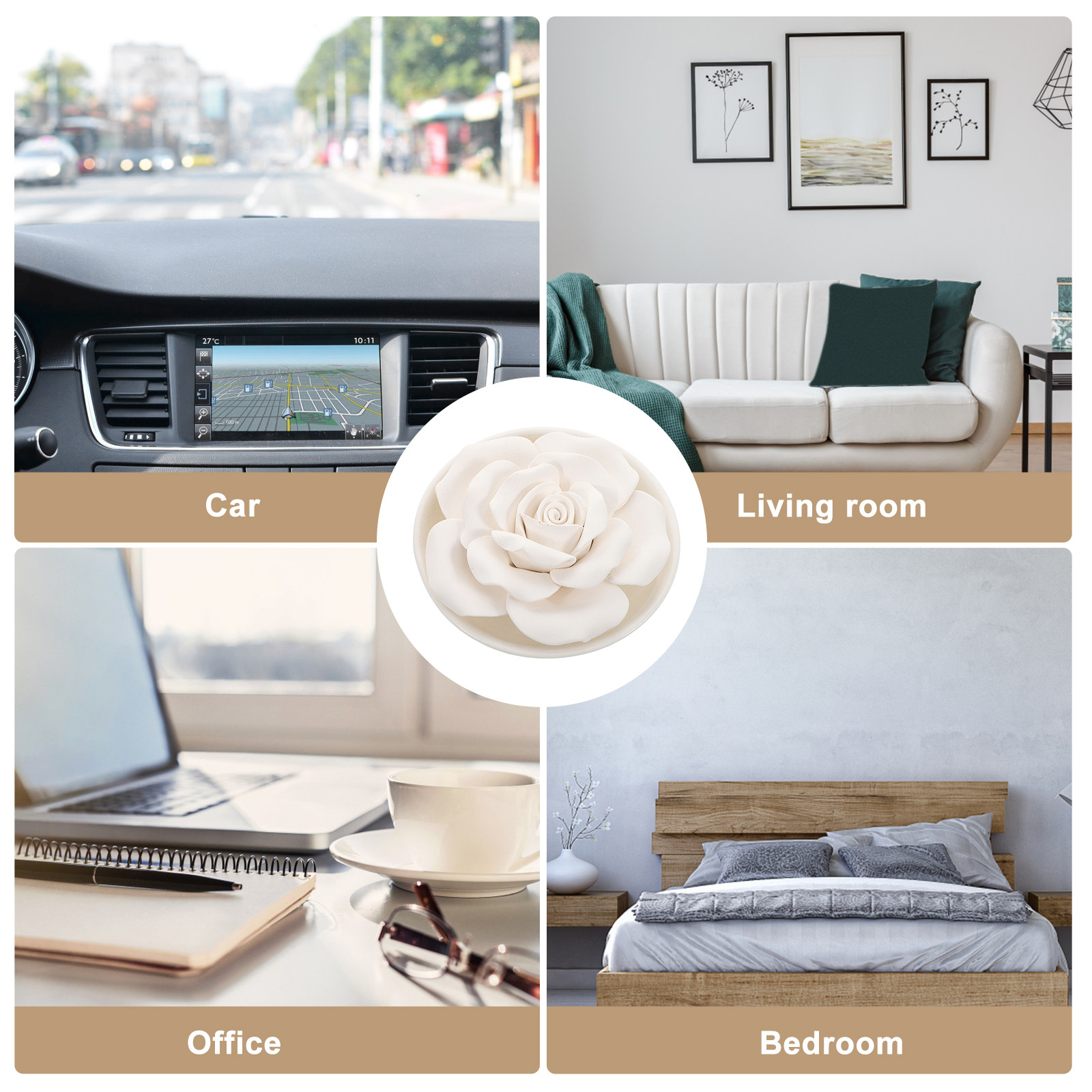 Taşınabilir uçucu yağ difüzörü - Home Office Bathroom incelemesi ve fiyatı