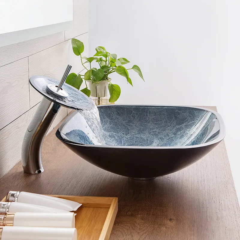 Modern Temperli Cam Lavabo Yuv - Home Bathroom Ware incelemesi ve fiyatı