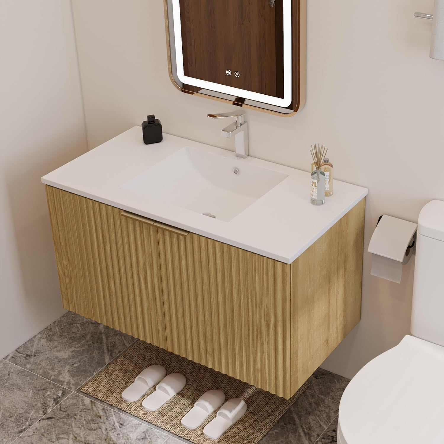 Modern Yüzer Banyo Dolabı Dalg - Home Design Bathroom incelemesi ve fiyatı