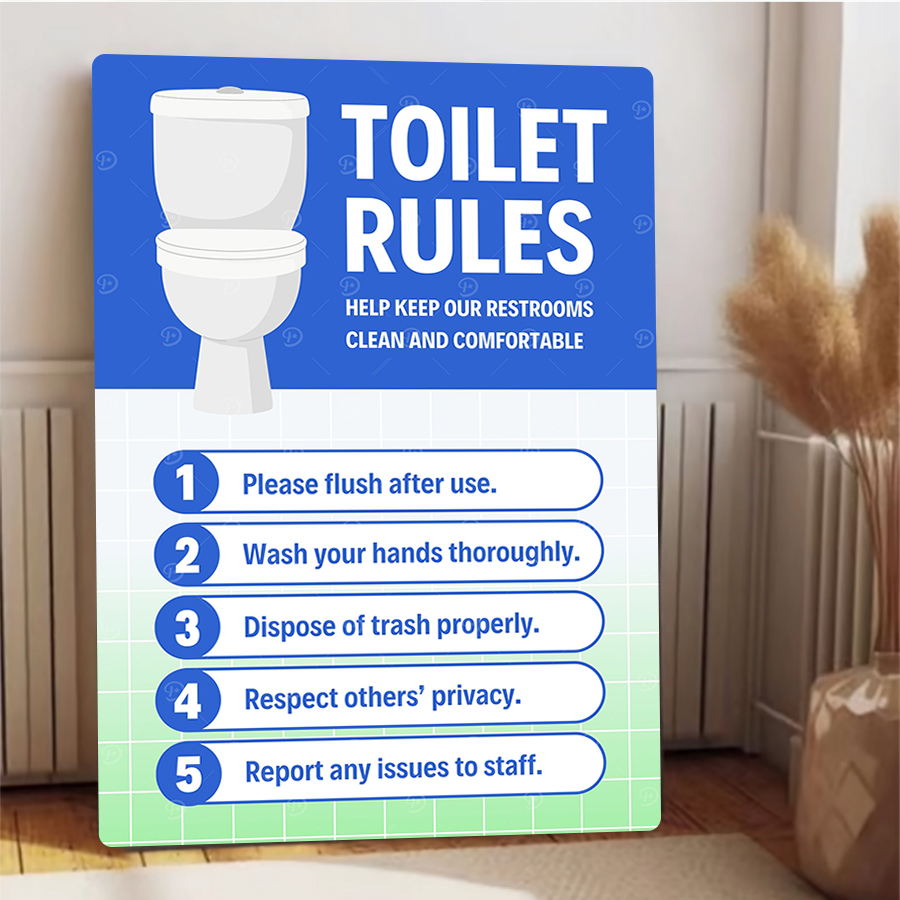 Özel Tuvalet Kuralları Metal I - Home Bathroom Etiquette incelemesi ve fiyatı