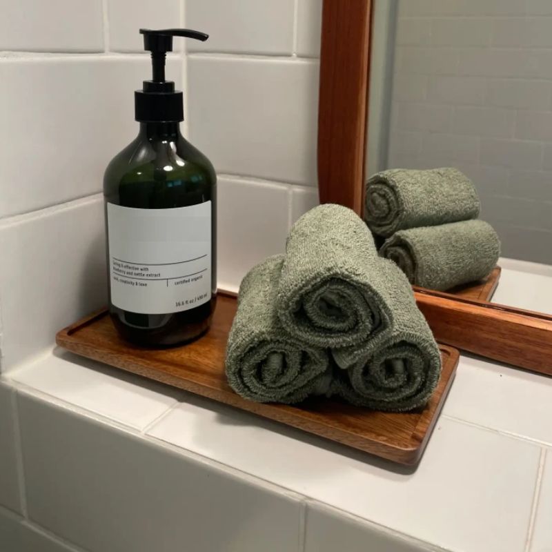 Doğal Ahşap Dikdörtgen Servis  - Home Design Bathroom incelemesi ve fiyatı