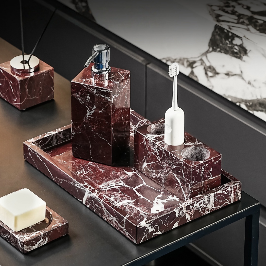 Lüks Doğal Mermer Rosa Levanto - Home Center Bathroom Accessories incelemesi ve fiyatı