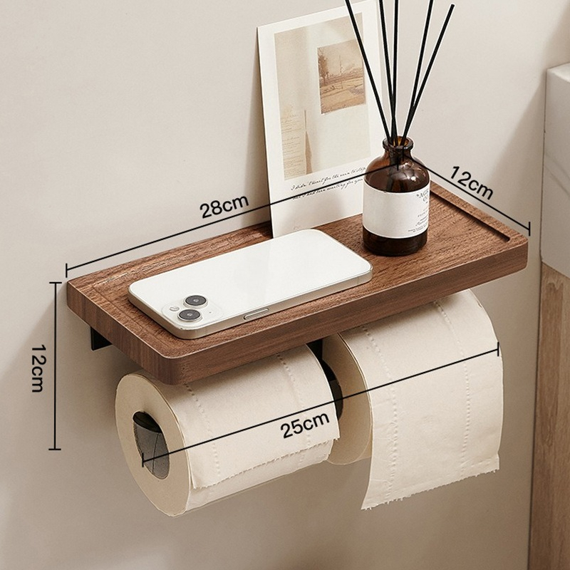Ceviz ağacı delmesiz tuvalet k - Toilet Paper Holder incelemesi ve fiyatı