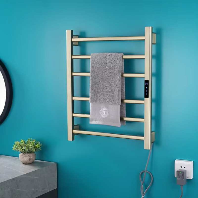 Siyah Gri Altın Fırçalanmış Ba - Towel Warmer Electric incelemesi ve fiyatı