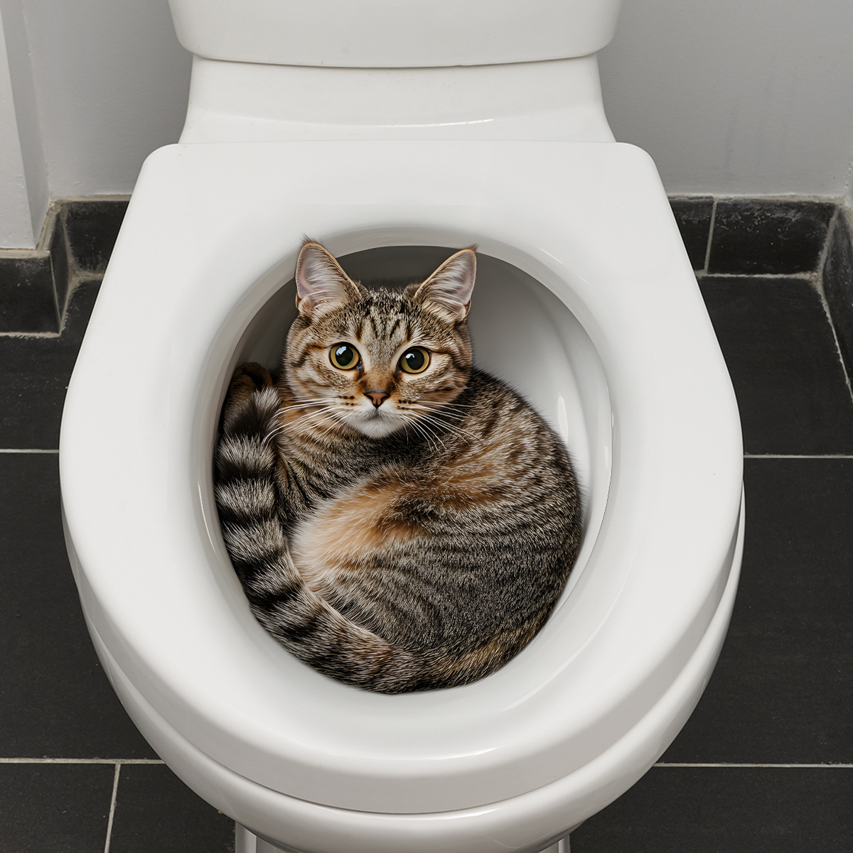 3D Komik Kedi Tuvalet Etiket B - Home Center Bathroom Accessories incelemesi ve fiyatı