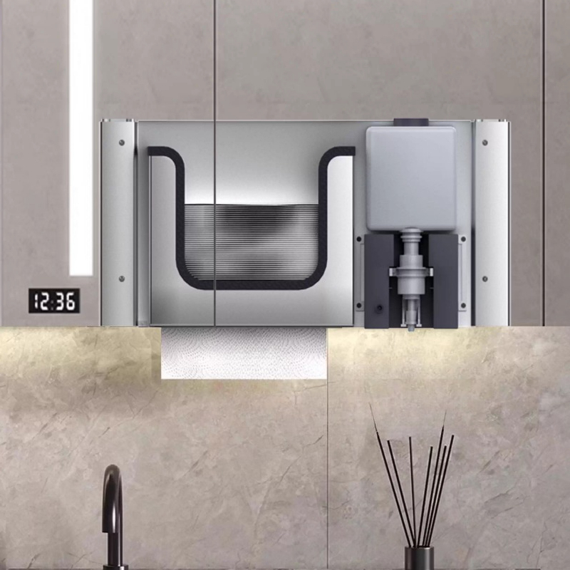 Paslanmaz Çelik Gizli Kağıt Ha - Home Bathroom Wall Soap Dispenser incelemesi ve fiyatı