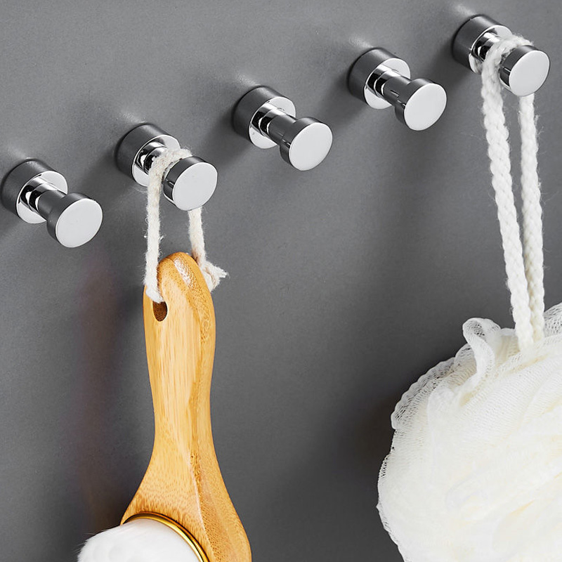 2/3/4/5 adet pirinç Robe Hooks - Home Center Bathroom Accessories incelemesi ve fiyatı