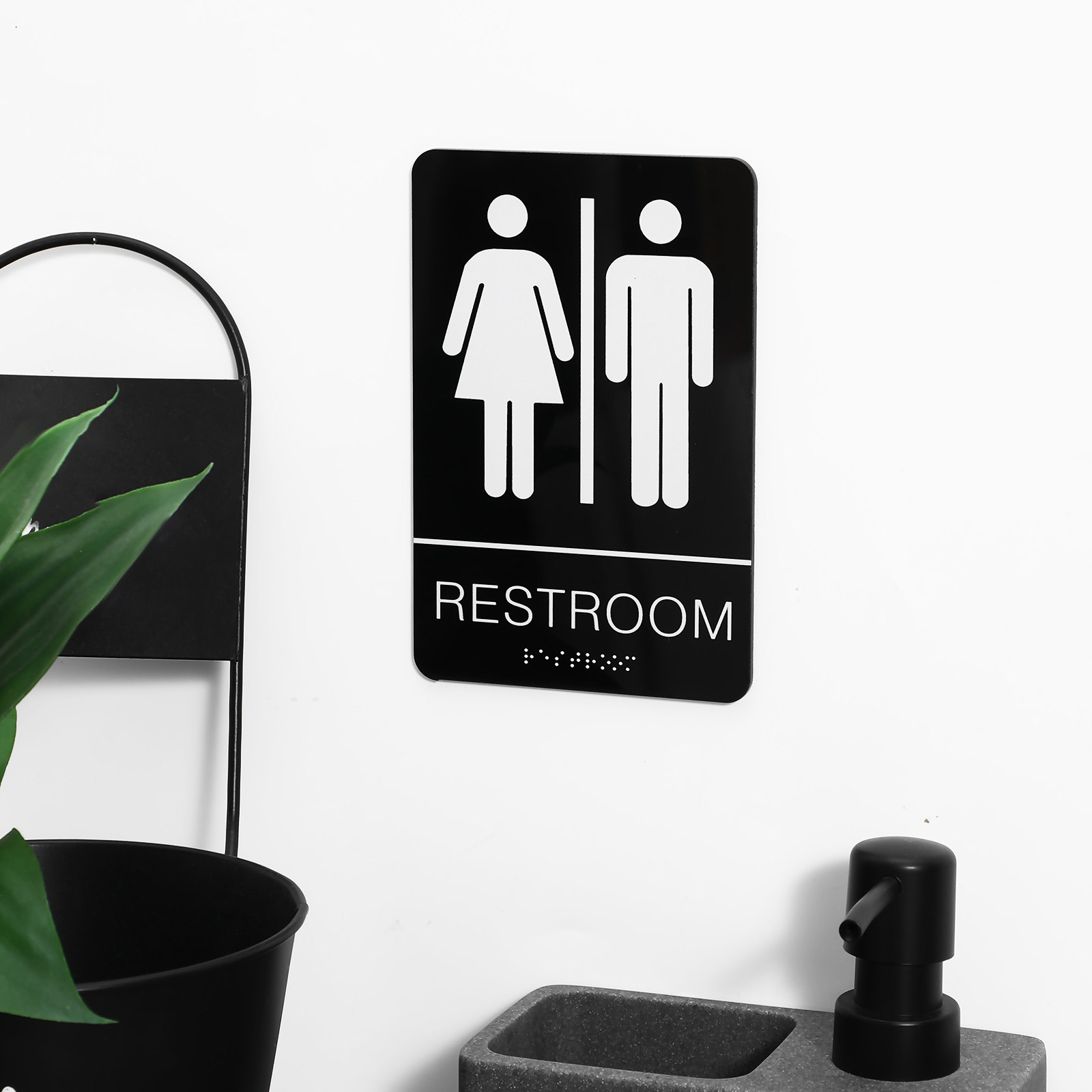 Braille Tuvalet İşareti Kendin - Home Office Bathroom incelemesi ve fiyatı